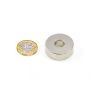 N42 Neodymium Diametrically Magnetised Ring Magnet - 1-3/16 in. O.D. x 3/8 in. I.D. x 3/8 in. thick