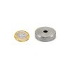 N42 Neodymium Stainless Steel & Rubber Coated Pot Magnet - 1-1/4 in. dia - 76.51lbs Pull