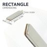 N42 Neodymium Adhesive Rectangular Magnet - 13/16 in. x 1/4 in. x 1/16 in. thick - 3.52lbs Pull