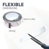 FerroFlex® 3M™ Self-Adhesive Gloss White Ferrous Strip - 13/16 in. Wide