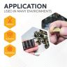N35 Neodymium Adhesive Disc Magnet - 3/8 in. dia x 1/32 in. thick - 0.77lbs Pull