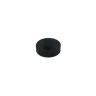 Rubber Coated POS Magnet Countersunk with M4 Boss Thread - 7/8 in. dia x 1/4 in. high - Black - 11.02lbs Pull