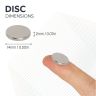N42 Neodymium Disc Magnet - 9/16 in. dia x 1/16 in. thick - 3.74lbs Pull