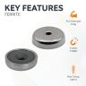 Y30BH Ceramic Pot Magnet - 1-3/8 in. dia x 5/16 in. thick x 3/16 in. hole - 10.81lbs Pull