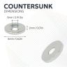 Neodymium Pot Magnets, Steel Discs & Screws Pack - 5/8 in. dia