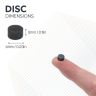Y10 Ceramic Disc Magnet - 1/4 in. diameter x 1/8 in. thick - 0.13lbs Pull