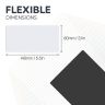 MagFlex® 5.5 in. x 3.15 in. x 0.03 in. Flexible Magnetic Sheet - Gloss Dry-Wipe Surface (Assorted)