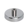 Ceramic Pot Magnet with M10 thread - 3-1/8 in. dia x 1-3/8 in. tall - 132.3lbs Pull