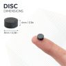 Y10 Ceramic Magnets - 5/16" diameter x 3/16" thick - 0.10lbs Pull