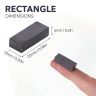 Y30BH Ceramic Rectangular Magnet - 1 in. x 3/8 in. x 1/4 in. thick - 1.76lbs Pull