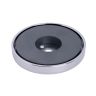 Ceramic Pot Magnet - 2-9/16 in. dia x 3/8 in. thick x 5/16 in. hole - 86lbs Pull