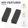 Y30BH Ceramic Rectangular Magnet - 2-9/16 in. x 13/16 in. x 19/32 in. thick - 10.15lbs Pull