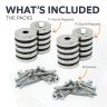 North & South Neodymium Countersunk Magnets & Screws Pack - 13/16 in. dia x 5/32 in. thick