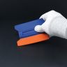 MagWrap™ Blue Magnetic Wing Squeegee with 2" Suede