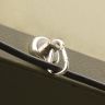 N42 Neodymium Pot Magnet with Carabiner - 1 in. dia - 50.71lbs Pull