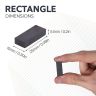Y10 Ceramic Magnet - 1 in. 3/8 in. x 3/16 in. - 1.14lbs Pull