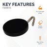 Ceramic Pot Magnet with Swivel Hook - 2-1/16 in. dia
