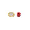 Alnico Button Magnet Countersunk with 3/16 in. dia central hole - 1/2 in. dia x 11/32 in. thick - 1.54lbs Pull