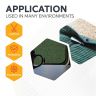 N42 Neodymium Square Magnet - 1 in. x 1 in. x 1/4 in. thick - 13.03lbs Pull