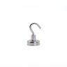 N42 Neodymium Clamping Magnet with M4 Eyebolt or Hook - 13/16 in. dia - 36.4lbs Pull
