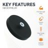 Rubber Coated POS Magnet c/w M6 Boss Thread - 2-9/16 in. dia x 1/3 in. high - 48.51lbs Pull