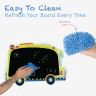 Professor Gauss School Bus Educational Magnetic Chalkboard Kit