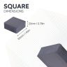 Ceramic Rectangular Magnet (C8 Grade 3) - 1-7/8 in. x 1-7/8 in. x 13/16 in. thick - 18.53lbs Pull