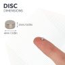 N35 Neodymium Disc Magnet - 5/32 in. dia x 1/16 in. thick - 0.83lbs Pull