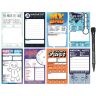 MagFlex® A6 LifeNotes Novelty Magnetic Fridge Notes & Reminders (Pack of 8)