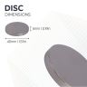 N42 Neodymium Disc Magnet - 1-9/16 in. dia x 3/16 in. thick - 34.4lbs Pull