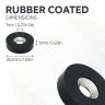 N42 Neodymium Rubber Coated Countersunk Disc Magnet - 1 in. dia x 9/32 in. thick x 9/32 in. hole - 14.11lbs