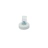 Rubber Coated Cable Holding Magnet - 11/16 in. dia x 1/4 in. high with 11/32 in. Cable Clip - 3.5lbs Pull