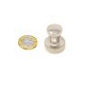 Chrome Skittle Pot Magnet - 13/16 in. dia x 1 in. tall - 19.8lbs Pull