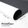 PrintFlex® Latex, Pigment & UV Ink Printable Matt White Ferrous Sheet - 50 in. wide