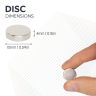 N35 Neodymium Disc Magnet - 19/32 in. dia x 5/32 in. thick - 6.17lbs Pull