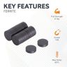 Y30 Ceramic Disc Magnet - 15/32 in. diameter x 1/8 in. thick - 0.23lbs Pull