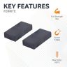 Y30BH Ceramic Rectangular Magnet - 1-7/8 in. x 1 in. x 3/8 in. thick - 6.62lbs Pull