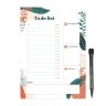 MagFlex® A4 Jungle Leaves To Do List Refrigerator Magnet - Flexible Magnetic Sheet