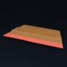 MagWrap™ 6-1/8" x 4-1/8" Gold Magnetic Trapezoid Squeegee with Suede
