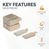 Self Adhesive N42 Neodymium Magnets - 3/8 in. x 3/16 in. x 1/32 in. thick - 1.32lbs Pull