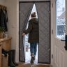Magnetic Thermal Insulated Curtain - Grey