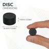 N42 Neodymium Rubber Coated Disc Magnet - 5/8 in. dia x 11/32 in. thick - 13lbs Pull