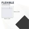 MagFlex® 3 in. x 3 in. x 0.03 in. Scrumboard Magnet - Gloss Dry-Wipe Surface (Assorted)