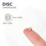 N35 Neodymium Disc Magnet - 3/16 in. dia x 5/32 in. thick - 1.45lbs Pull