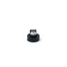 Rubber Coated Cable Holding Magnet - 11/16 in. dia x 1/4 in. high with 1/8 in. Cable Clip - 3.5lbs Pull
