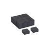 Isotropic Y30 Ceramic Square Magnet - 3/8 in. x 3/8 in. x 3/16 in. thick - 0.18lbs Pull