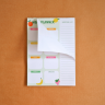 52 Sheet A5 Magnetic Weekly Meal Planner Notepad - Fruits