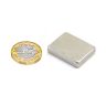 N42 Neodymium Rectangular Magnet - 1 in. x 13/16 in. x 3/16 in. thick - 21.82lbs Pull
