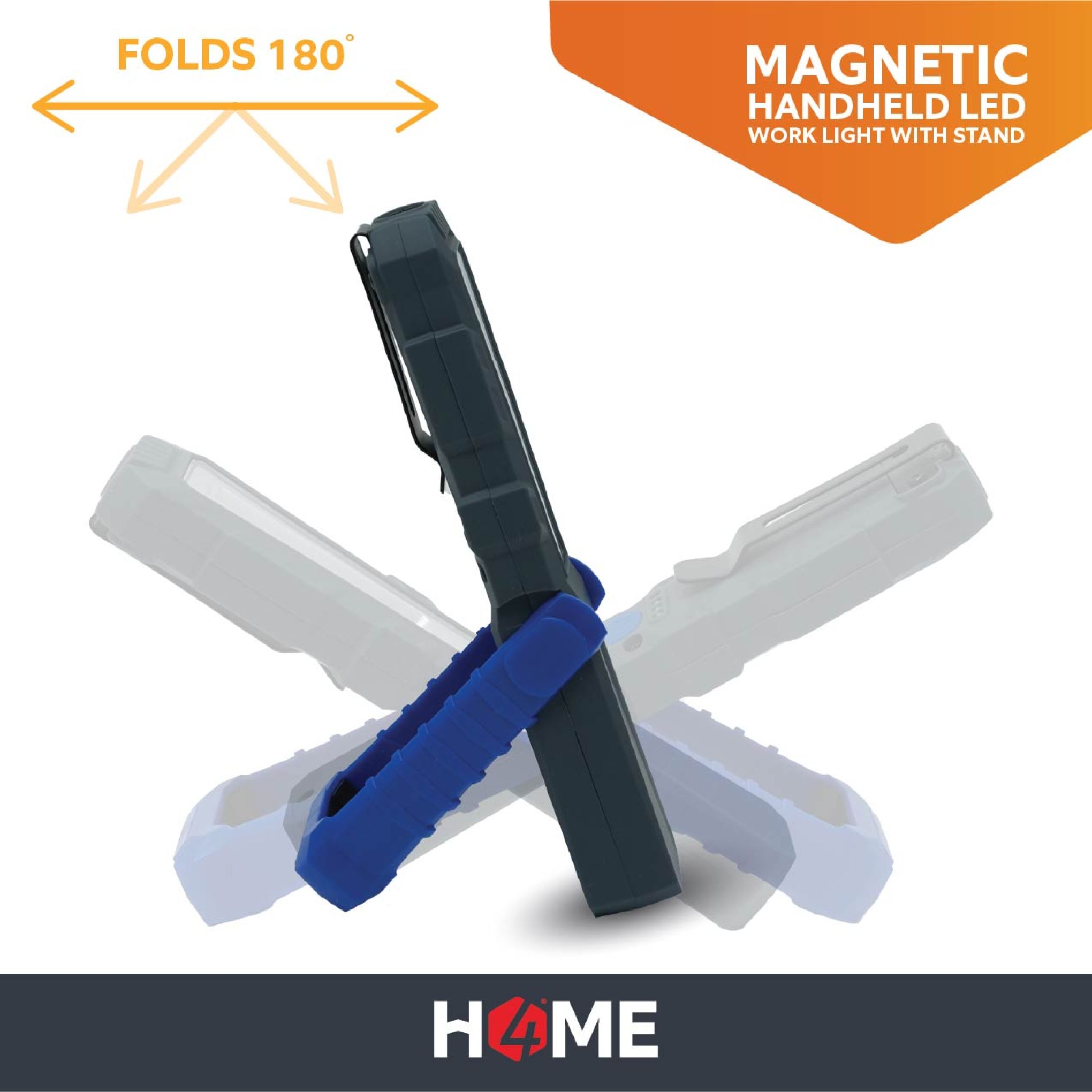 Handheld Rechargeable LED Work Light with Stand and Magnetic Base ...