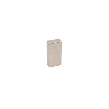 N42 Neodymium Axially Magnetized Rectangular Magnet - 13/16 in. x 3/8 in. x 1-9/16 in. thick - 24.69lbs Pull